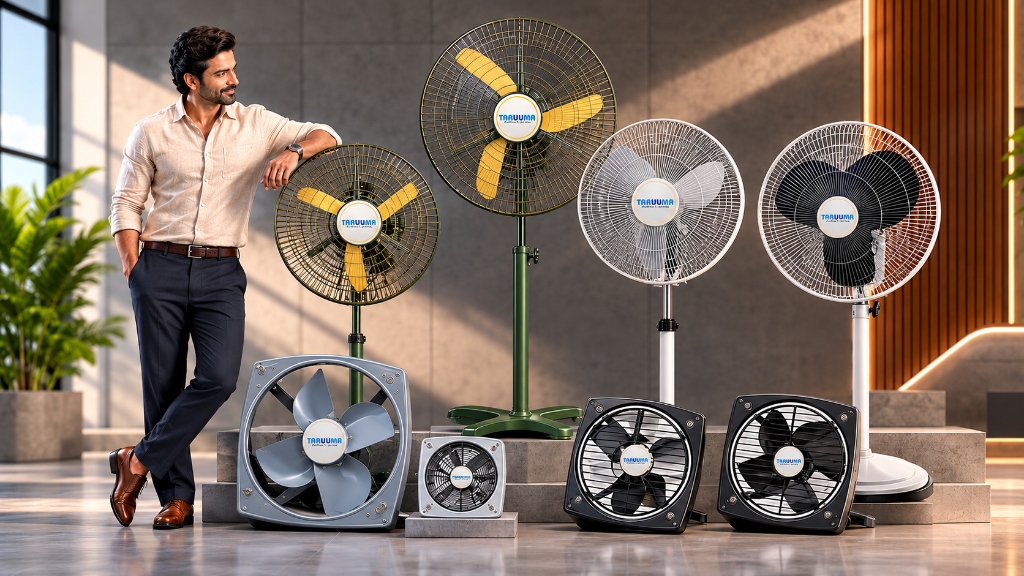 TARUUMA Fan Family Lineup and Showroom photoshoot